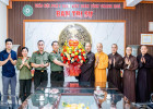 Công an tỉnh chúc mừng Đại lễ Vu Lan PL 2569